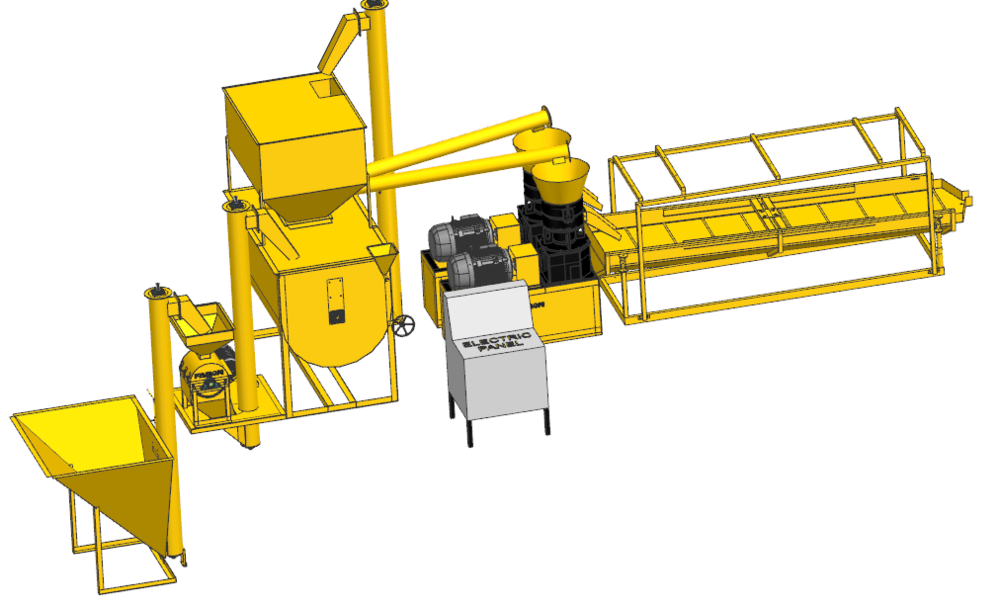 RING DIE PELLET MILL 600-700 KG HOUR