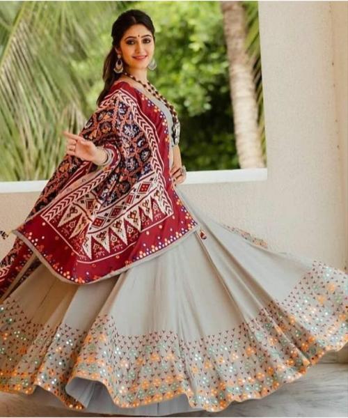Design With Sequince And Thread Embroidery Work Lehenga Choli