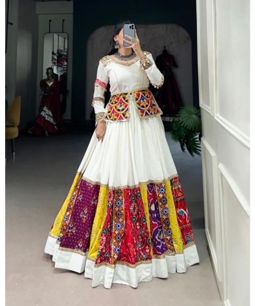 Multi Colourful Wear Navratri Special Lehenga Choli For Women