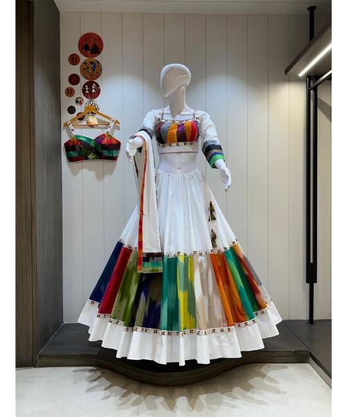 Multi Colourful Wear Navratri Special Lehenga Choli For Women