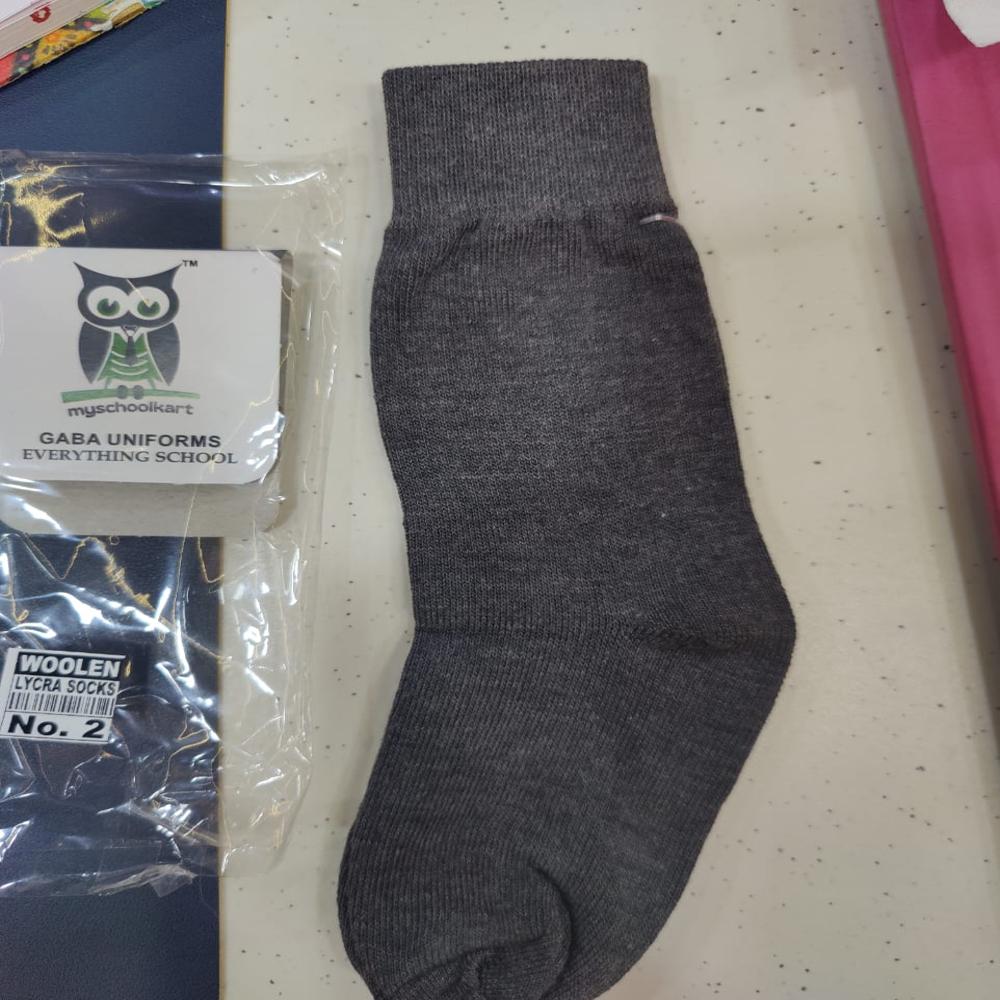 School Uniform Socks - Color: Dark Gray