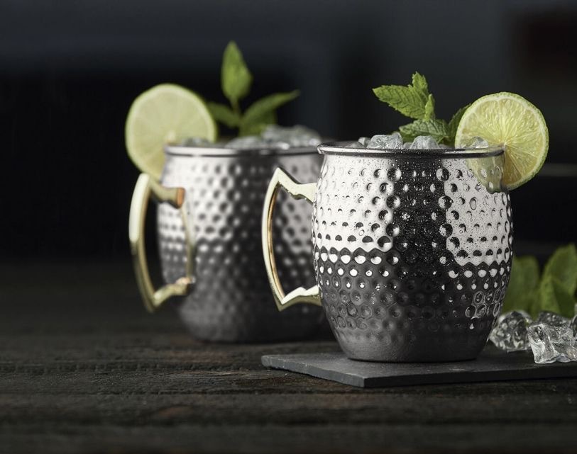 stainless steel mug