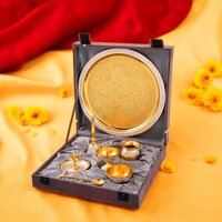 brass pooja thali