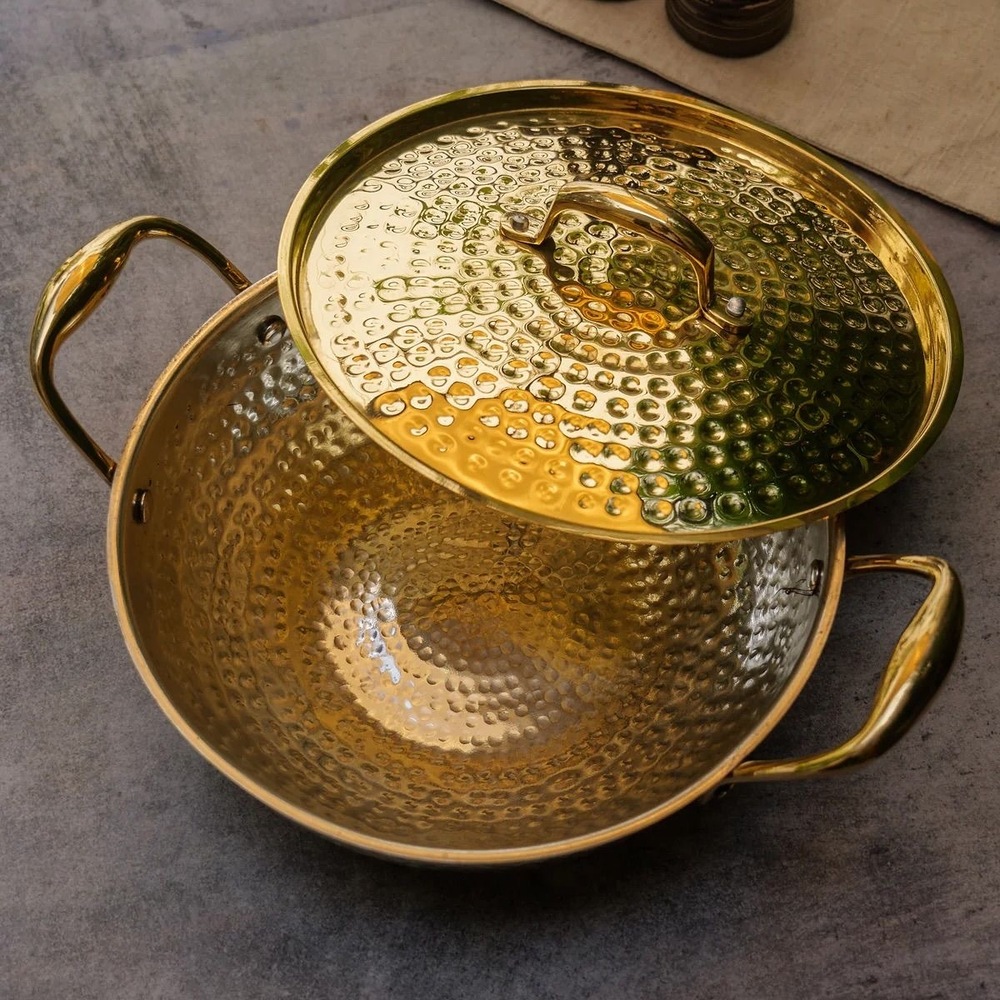 Brass Kadhai - Grade: Food Grade