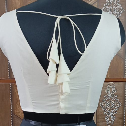 Off-White Cotton Blouse