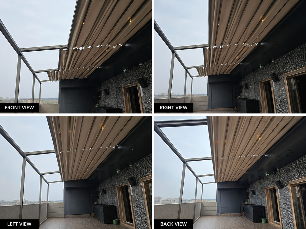 Retractable Sliding Roof - Coating Type: Powder Coated