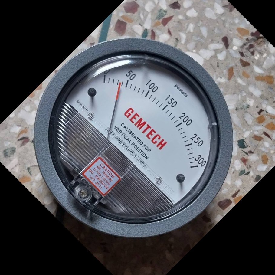 GEMTECH_INSTRUMENTS SERIES G2000 DIFFERENTIAL PRESSURE GAUGE PASCALS