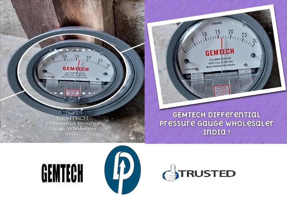GEMTECH OMEGA DIFFERENTIAL PRESSURE GAUGE FOR TTC INDUSTRIAL AREA NAVI MUMBAI MAHARASHTRA