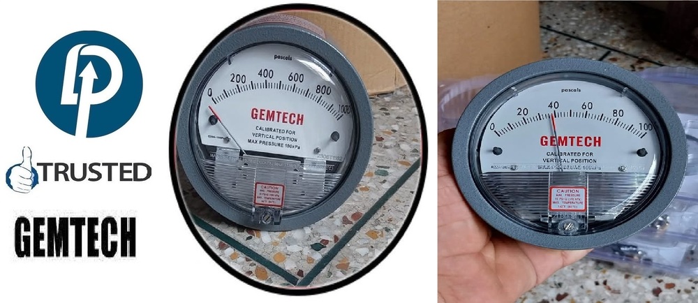 GEMTECH OMEGA DIFFERENTIAL PRESSURE GAUGE FOR TTC INDUSTRIAL AREA NAVI MUMBAI MAHARASHTRA