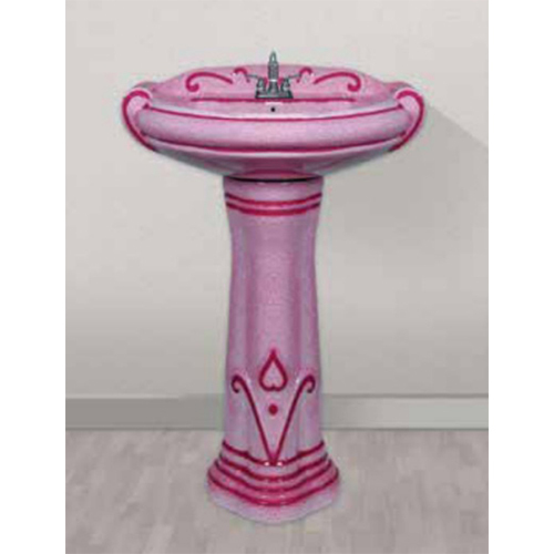 Magenta Mini Sterling Rustic Pedestal Basin Set