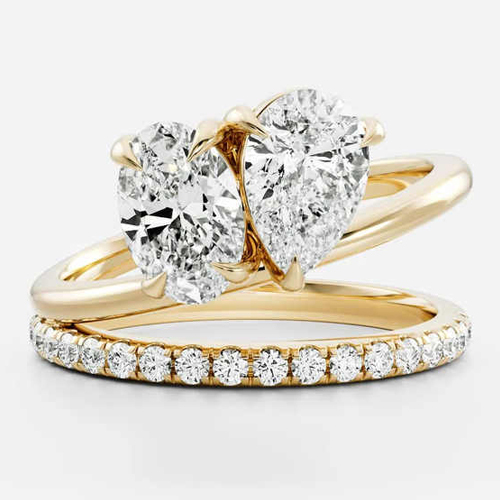 2 Ct Moissanite Engagement Ring - Color: Different Available