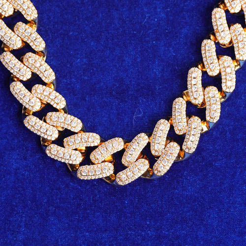 18mm Miami Cuban Link Chain Necklace