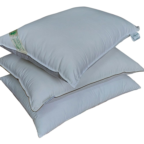 Silk Cotton Pillow - Cotton Material, Various Sizes , Plain White Cover for Neck Support
