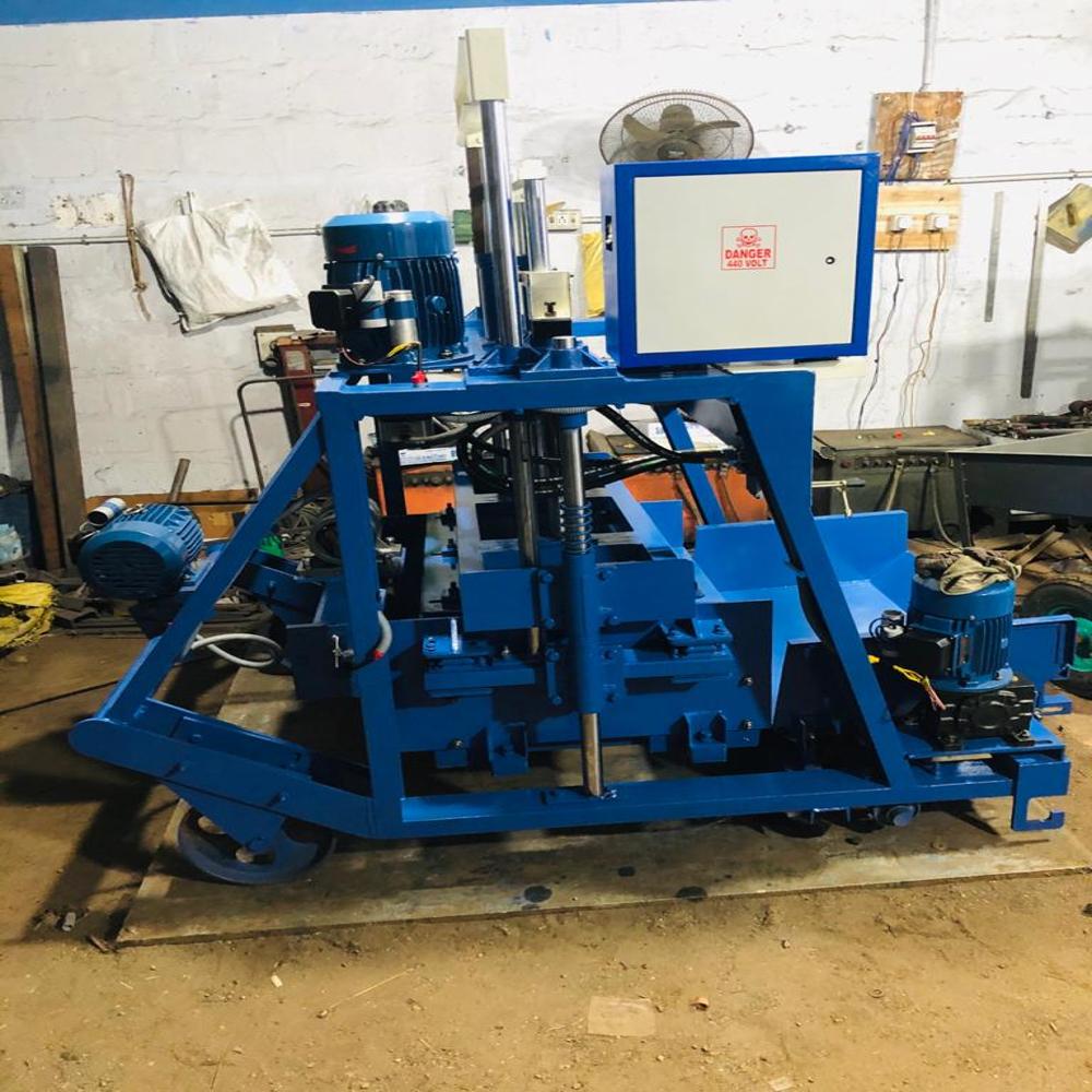 Automatic Brick Making Machine - Blue, 220-415 Volt | 1 Year Warranty, Fully Automatic System For Efficient Brick Production