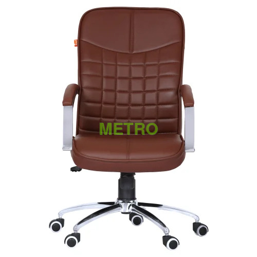 High Back Leather Executive Chair With Armrest - Application: For Office