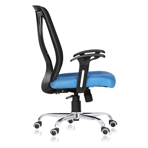 High Back Revoling Office Chair - Color: Blue