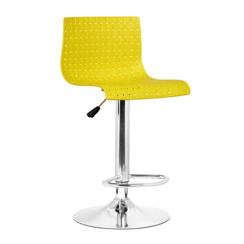 Yellow Da Urban Presho Plastic Bar Stool - Features: Easy To Install
