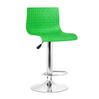 Plastic Bar Stool - Color: Green
