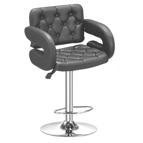 DU-362 Black Da Urban Leatherette Bar Chair