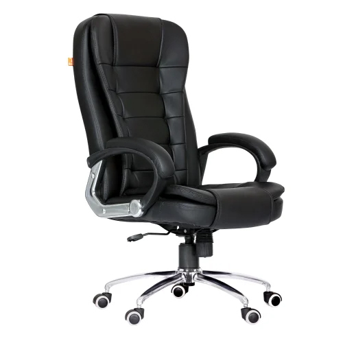 Black Da Urban Bempton High Back Leatherette Chair