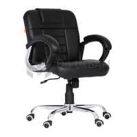 Da Urban Mid-back Swivel Chair - Color: Black