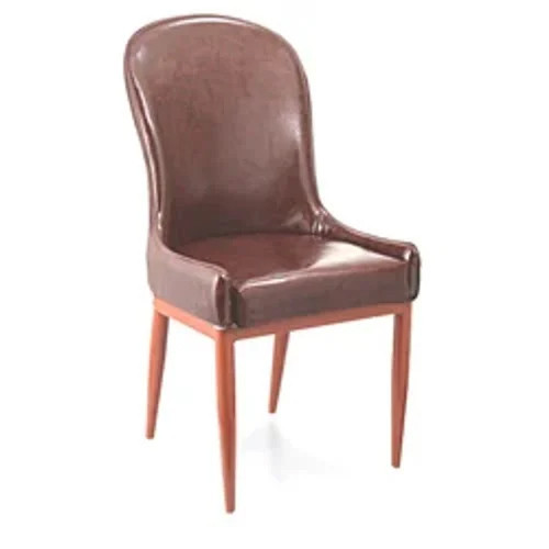 Du-307 Leather Banquet Chair - Color: Brown