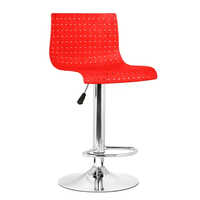 Red Da Urban Presho Plastic Bar Stool - Feature: Water Resistance