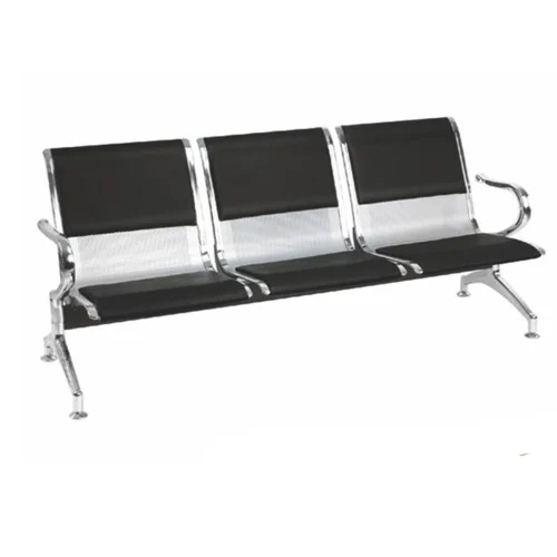 DU-507 Da Urban Three Seater Black Waiting Chair