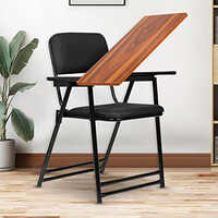 Folding Study Chair With Writing Pad - Application: School