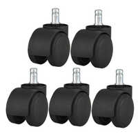 Da Urban Black Color Nylon Wheels Pack Of 5