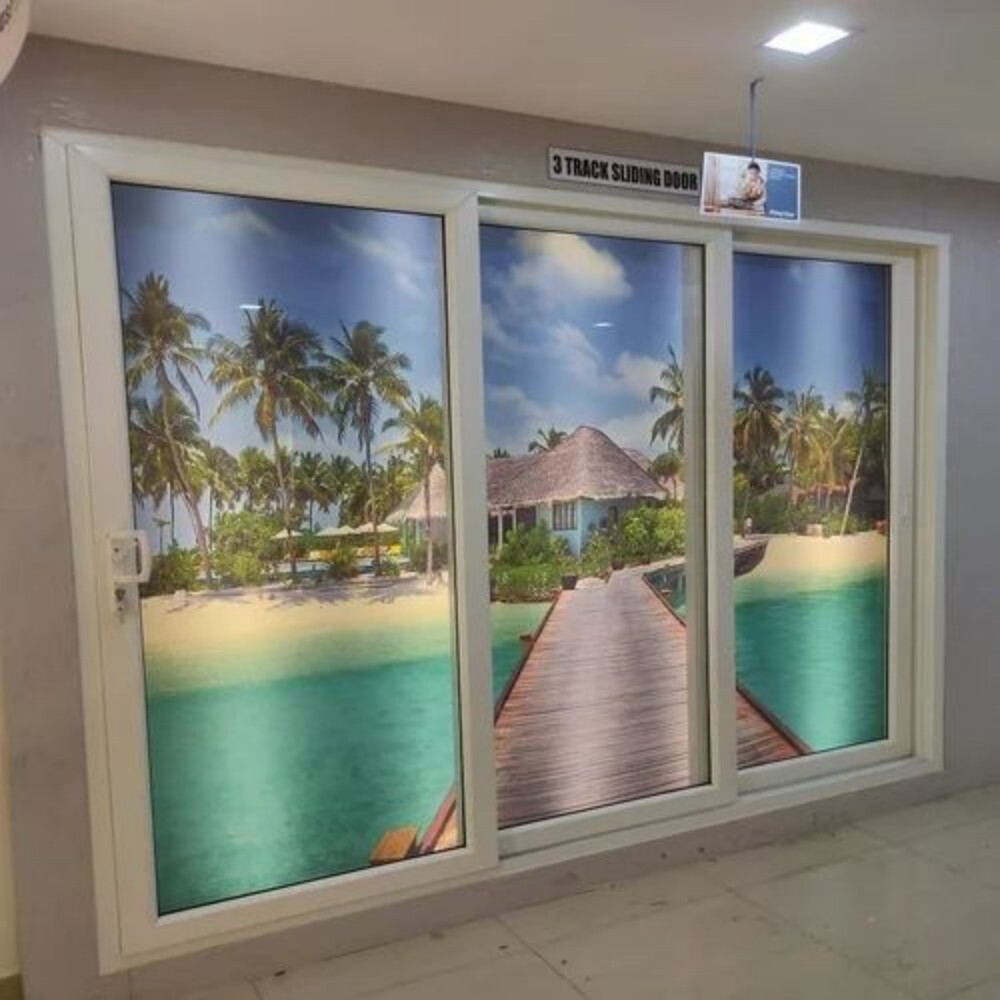 UPVC Two Track Sliding Door