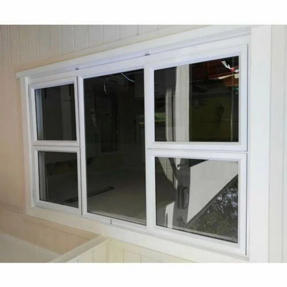 Three Track Window - Color: Grey