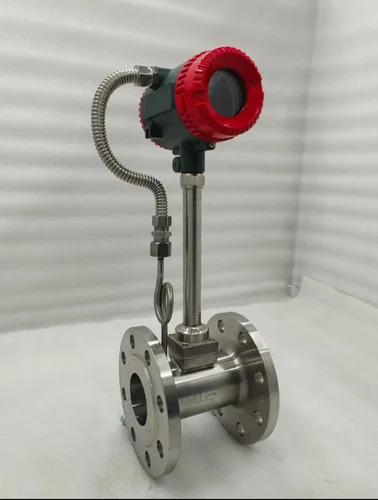 100Mm Vortex Steam Flow Meters - Color: Silver