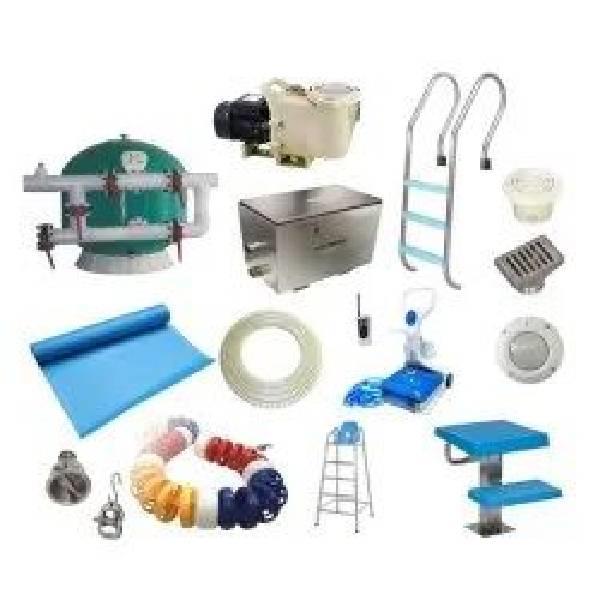 Swimming Pool Equipments - Color: Blue