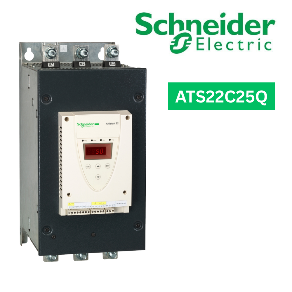 Ats22C25Q-Soft Starter For Asynchronous Motor, Altistart 22, Control 230V, 230 To 440V, 75 To 132Kw - Application: Pumps And Fans