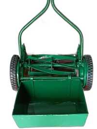 Green Manual Wheel Push Mower - Cultivator Type: Lawn Edgers