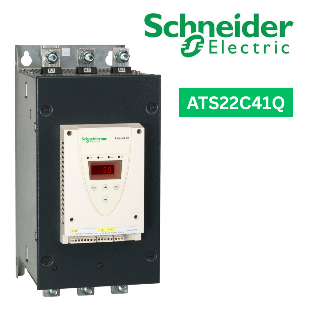 Ats22C41Q-Soft Starter For Asynchronous Motor, Altistart 22, Control 230V, 230 To 440V, 110 To 220Kw - Application: Pumps And Fans