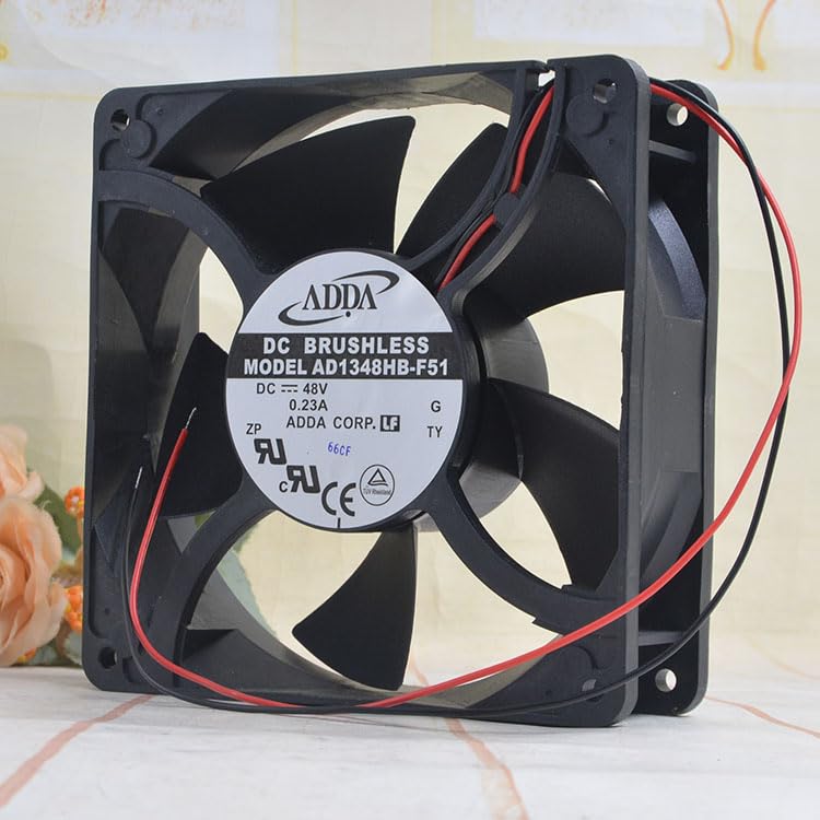 Ad1348hb-f51 For Adda 48v 0.23 12738 Power Supply Mainboard High Air Fan - Color: Black