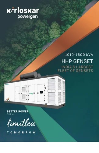 Kirloskar Diesel 1500 KVA HD Generator