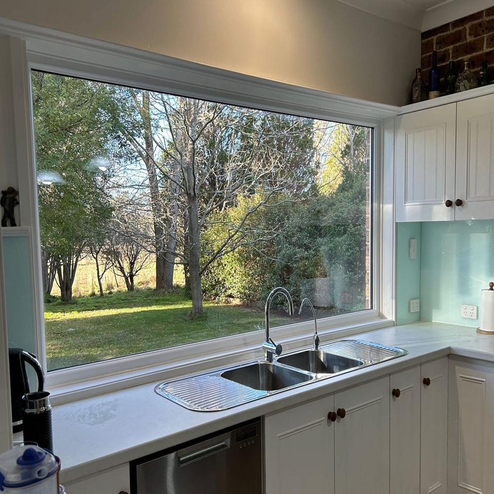 Upvc Fixed Window - Color: White