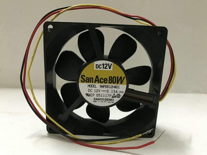 San Ace 9WP0812H401 DC12V 0.13A 8CM waterproof cooling fan