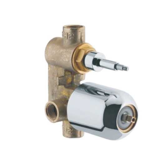 Super Flow Single Lever Concealed Mixer And Divertor - Color: Silver