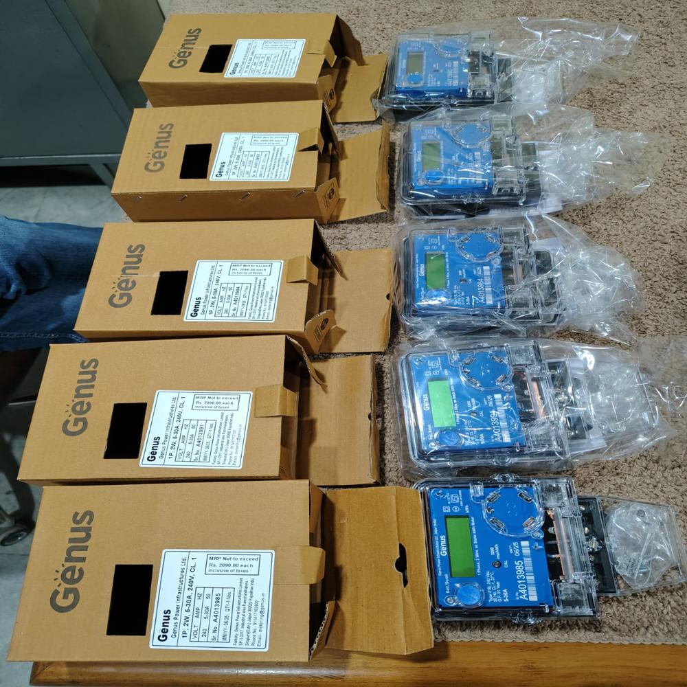 Genus Single  Phase Sub Electric LCD Meter