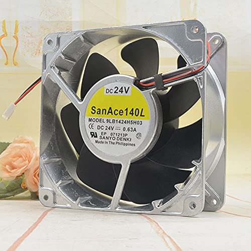 SANACE 9LB1424H5H03 24V 0.63A 14050mm Cooling Fan