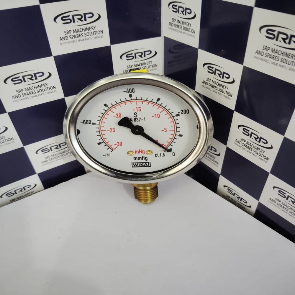 VACUUM PRESSURE GUAGE WITH GLYCERING/WITHOUT GLYCERIN.