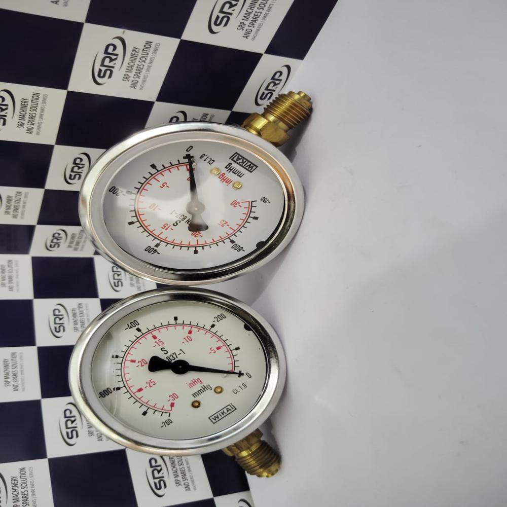 VACUUM PRESSURE GUAGE WITH GLYCERING/WITHOUT GLYCERIN.