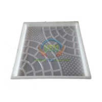 25mm Plastic Chequred Tile Mould - Cavity: Single Or Multiple