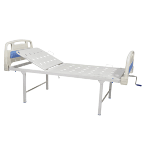 Abs Panels Hospital Fowler Bed - Color: White And Blue