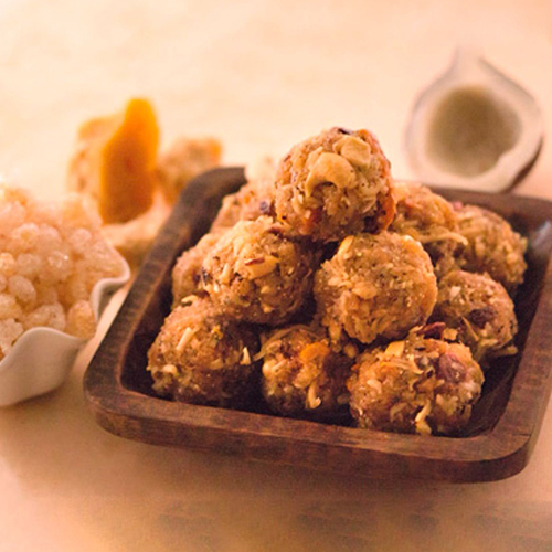 Dink Laddu (Gond Laddu) - Fat: Healthy Fats From Ghee & Nuts Percentage ( % )