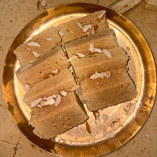 Mysore Pak - Fat: Depends On Use Material Percentage ( % )